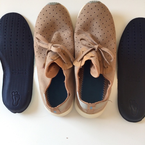 Native Apollo Moc Shoes Tan Unisex Women 8.5 Men 6.5 - Picture 4 of 10